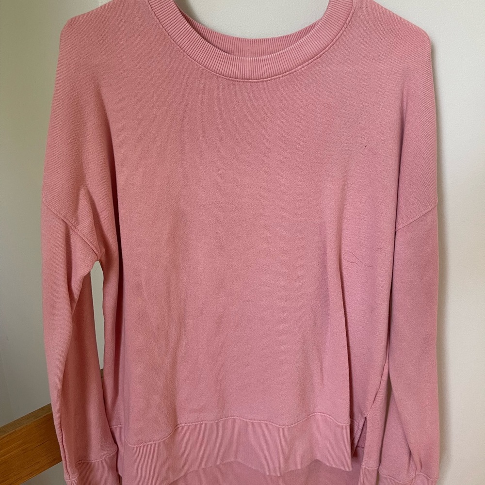 Oversized pink sweater